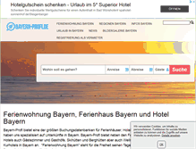 Tablet Screenshot of bayern-profi.de